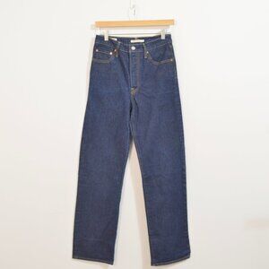 Levi's Ribcage Full Length Women's Jeans dark wash like new size 29